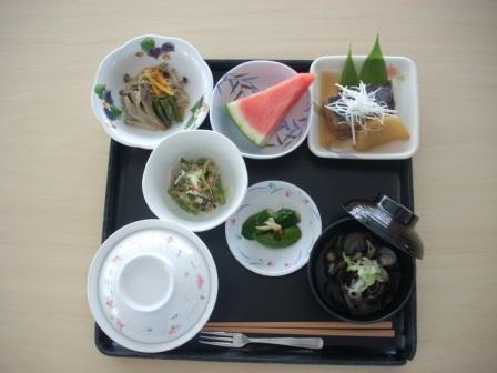地元の食材をふんだんに使っています